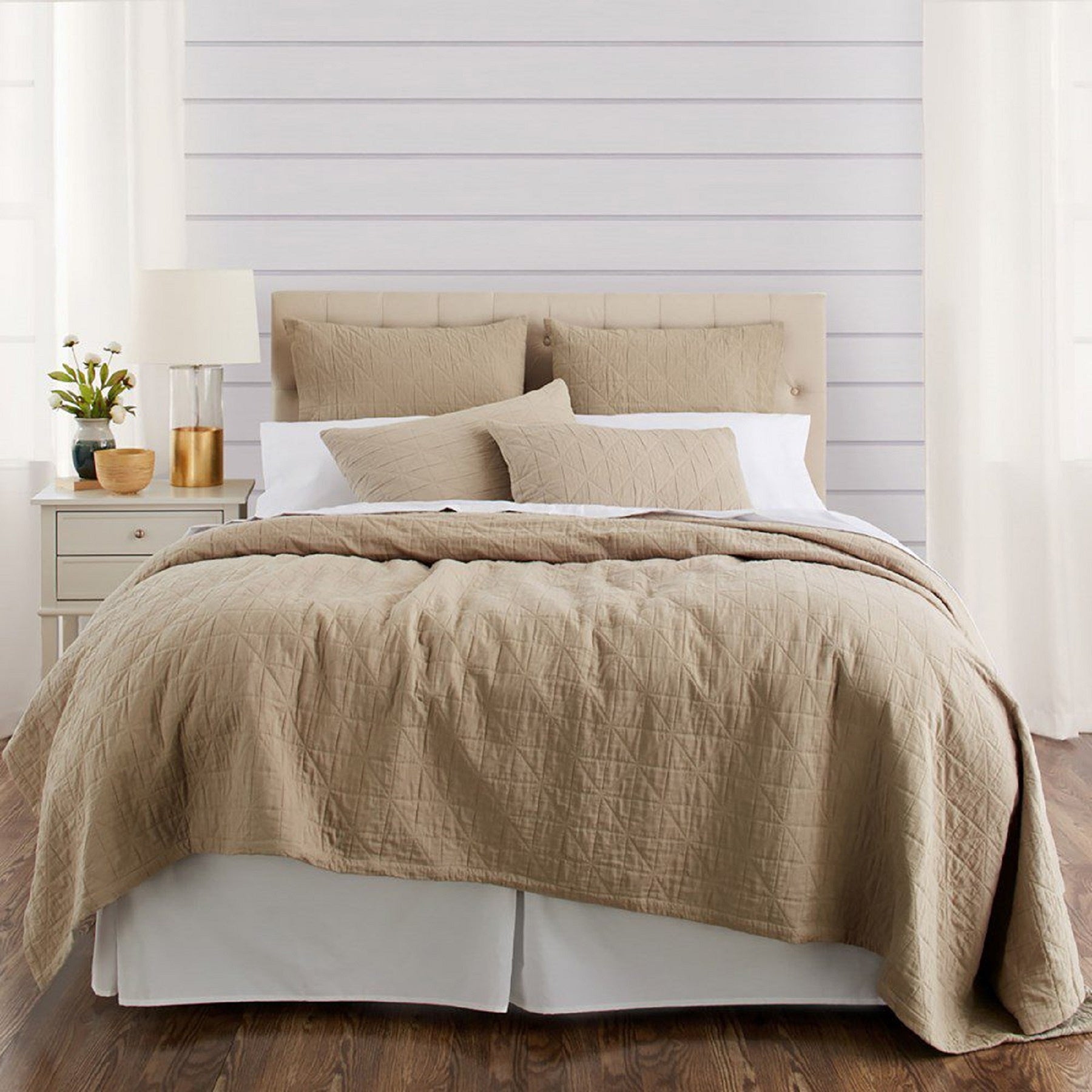 Quilt Indiana Taupe Queen