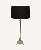 Clara Lampshade Antique Silver Base