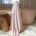 Hooded Towel set of 2 Dusty Rose