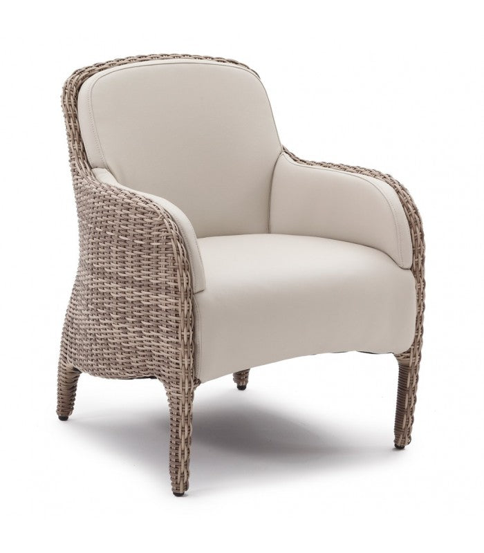 Luxor Dining Armchair - White Pepper