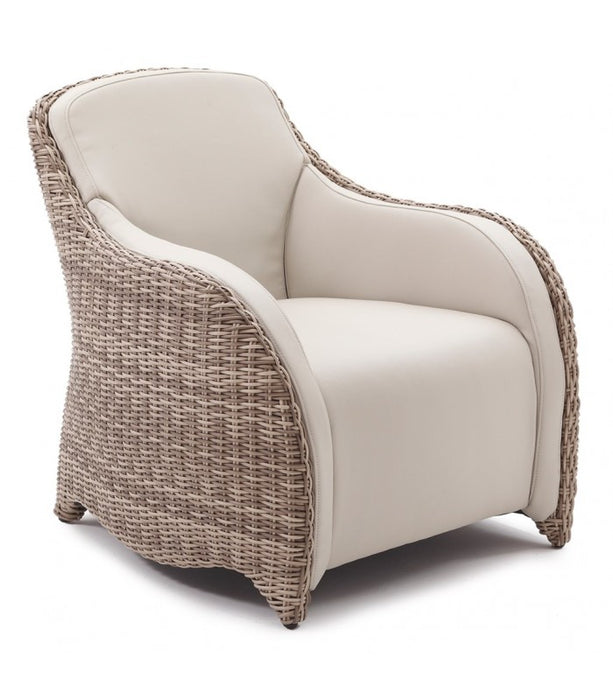 Luxor Living Armchair - White Pepper