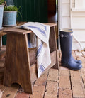 Rustic Magazine/Holder Stool
