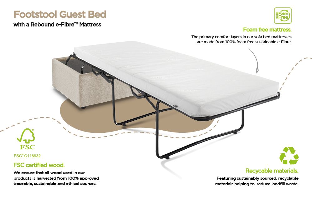 Jay-be Fold Out Bed Footstool