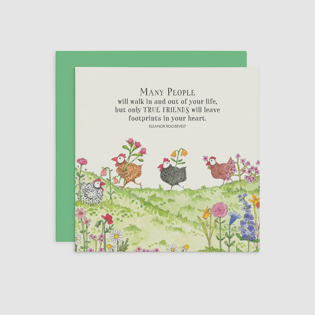 Many People Walk In - Greeting Card