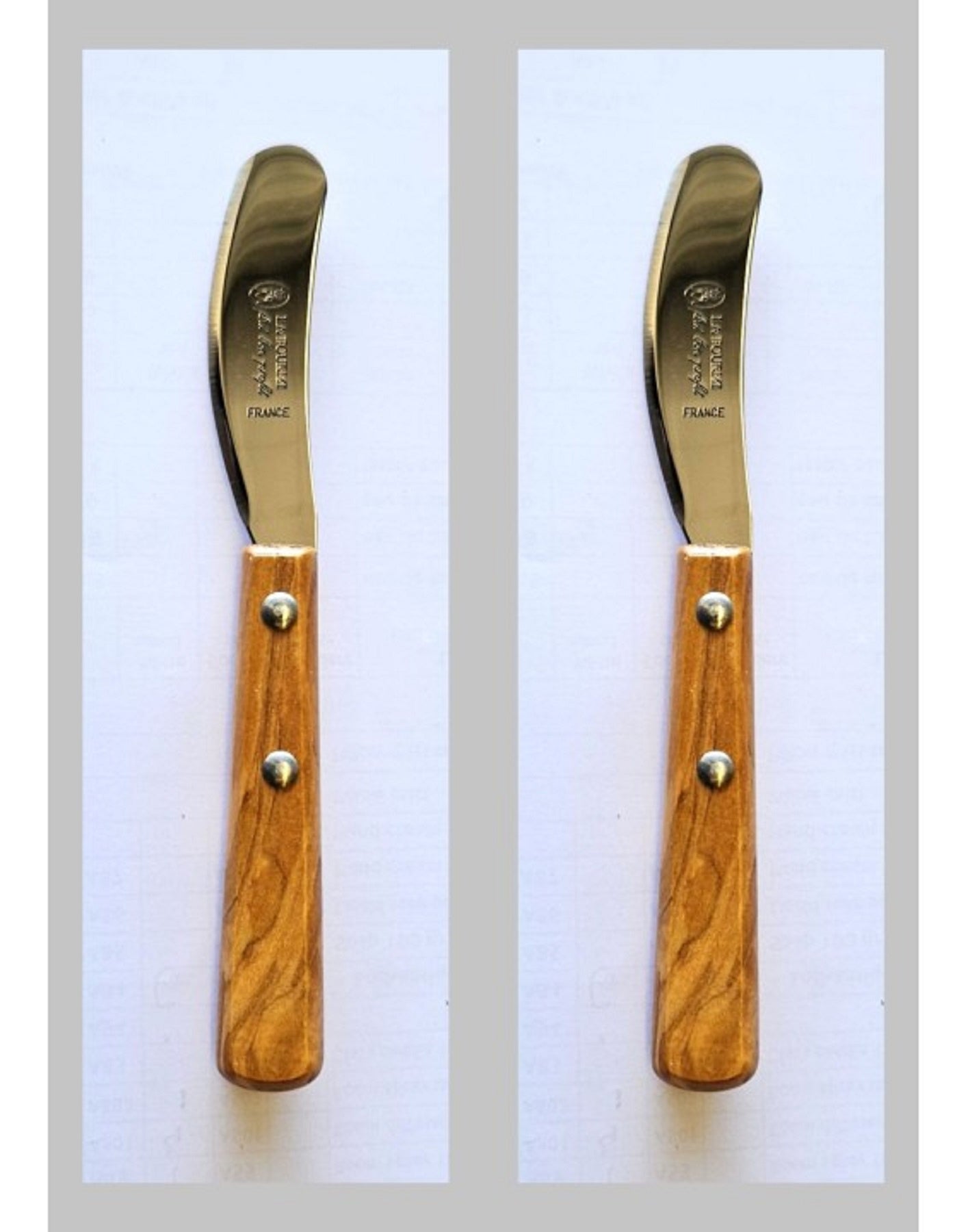 Butter Knife Fourmi Olive Wood