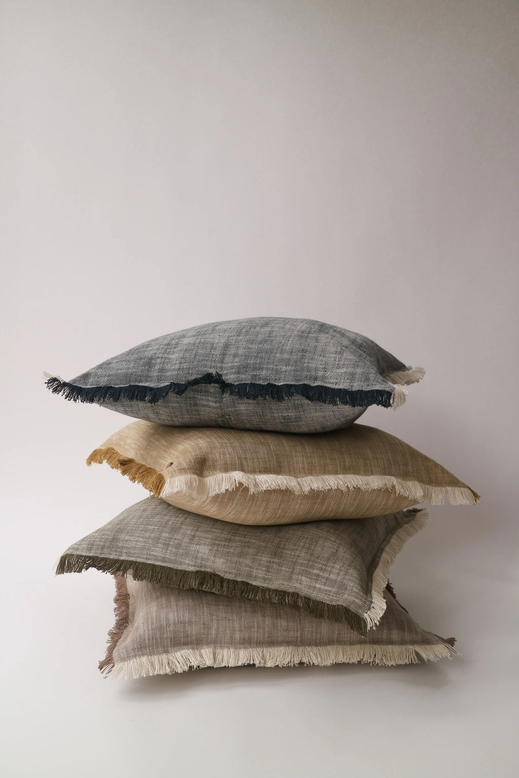 Cushion Slub Chambray Mustard 50x50cm