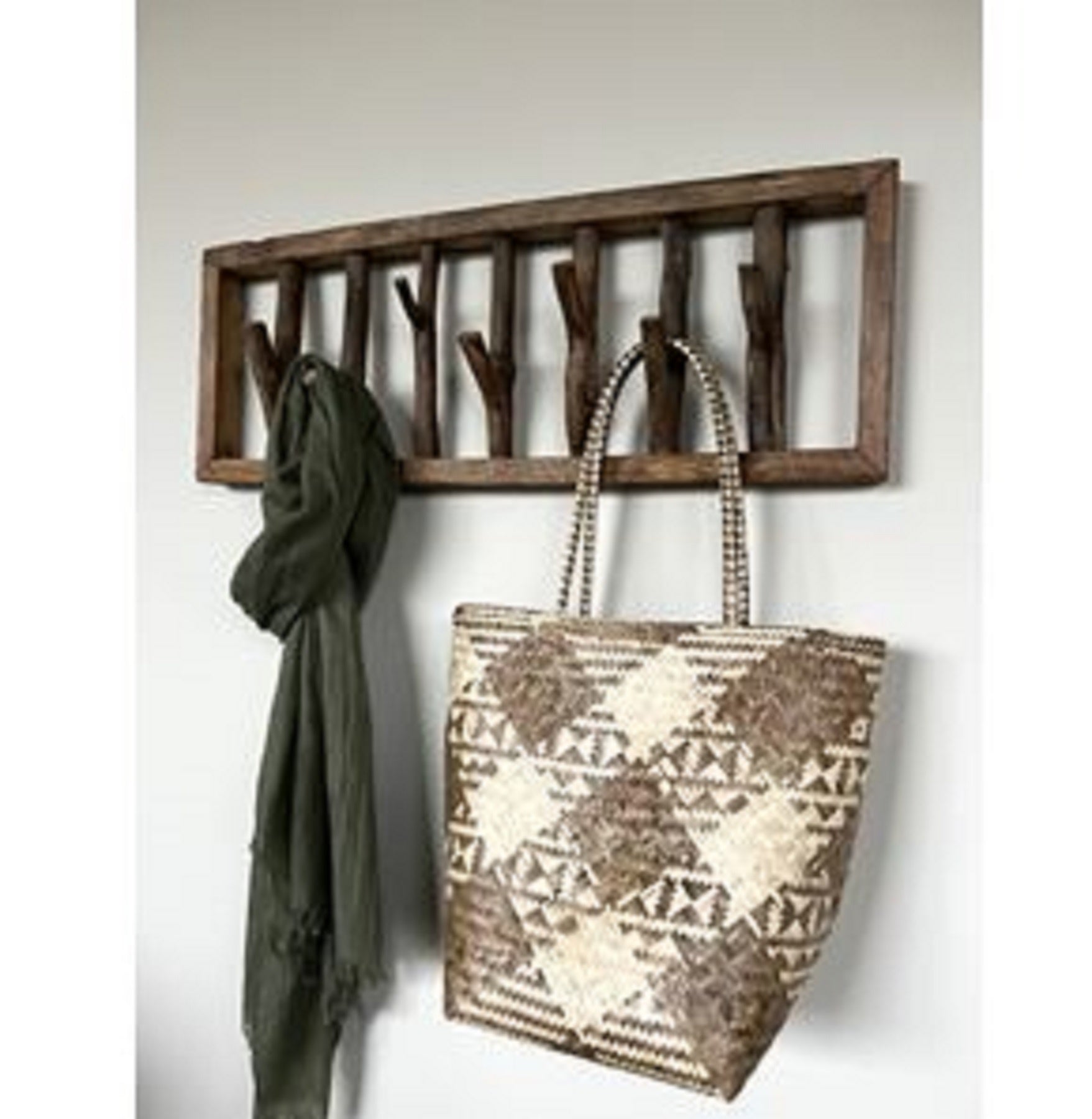 Organic Teak Branch 7 Hook