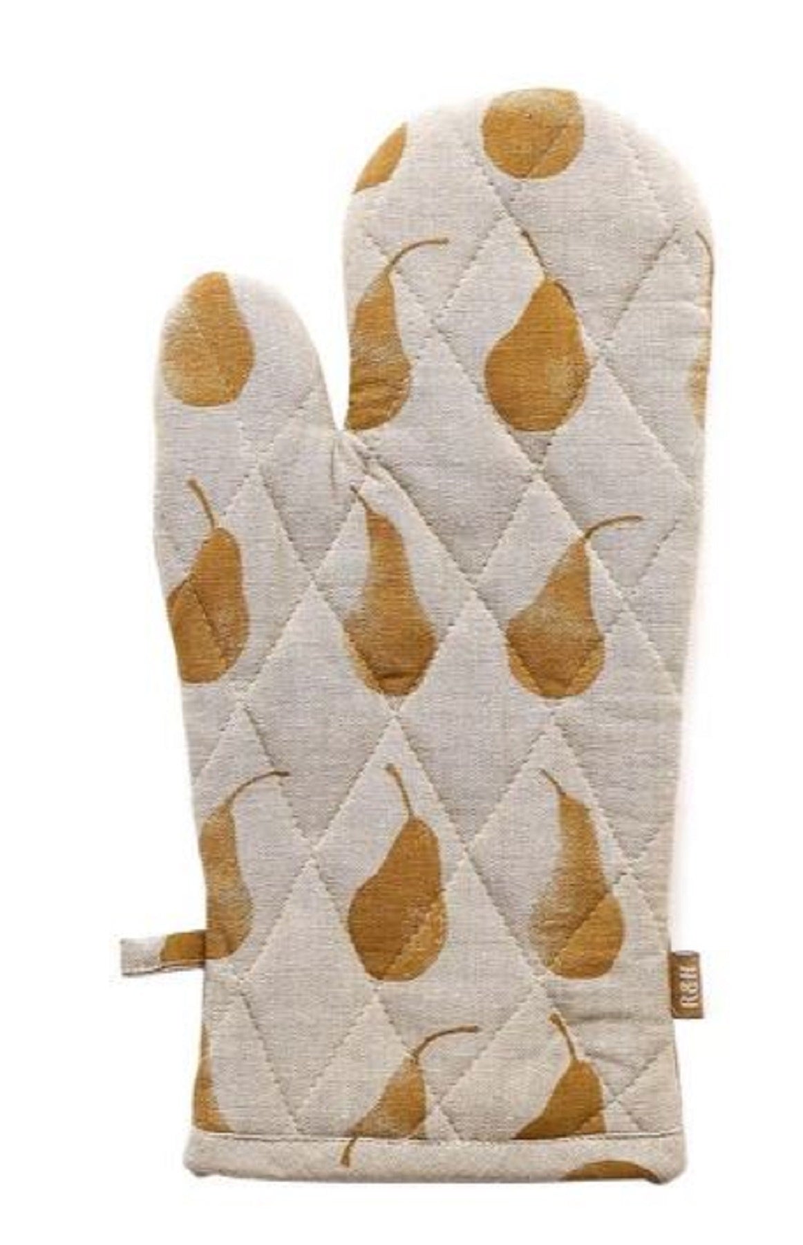 Single Oven Glove Pear Mustard