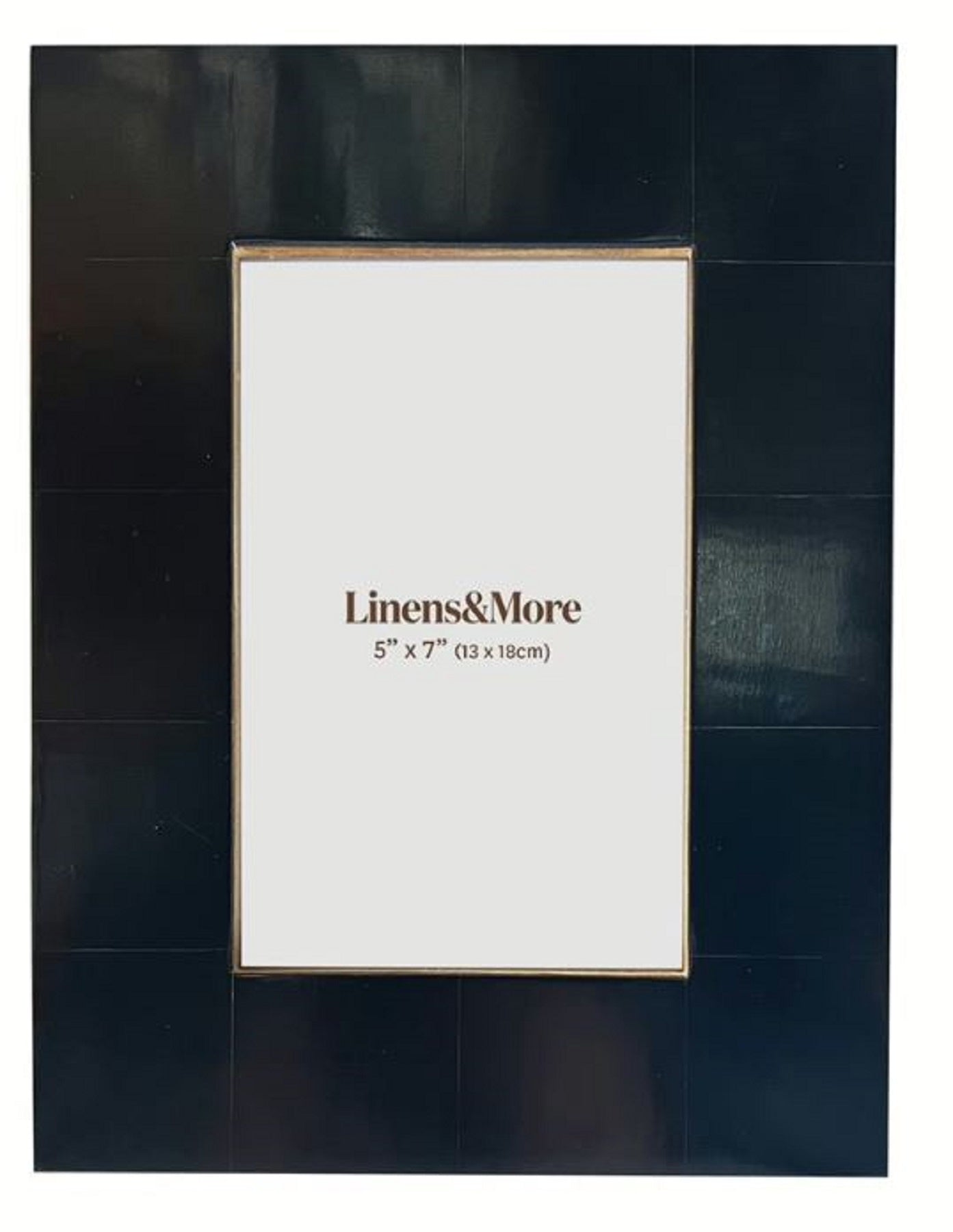 Photo Frame Black Resin 5x7