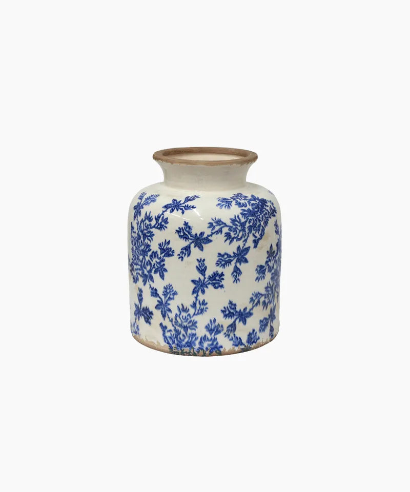 Floral Vessel Blue