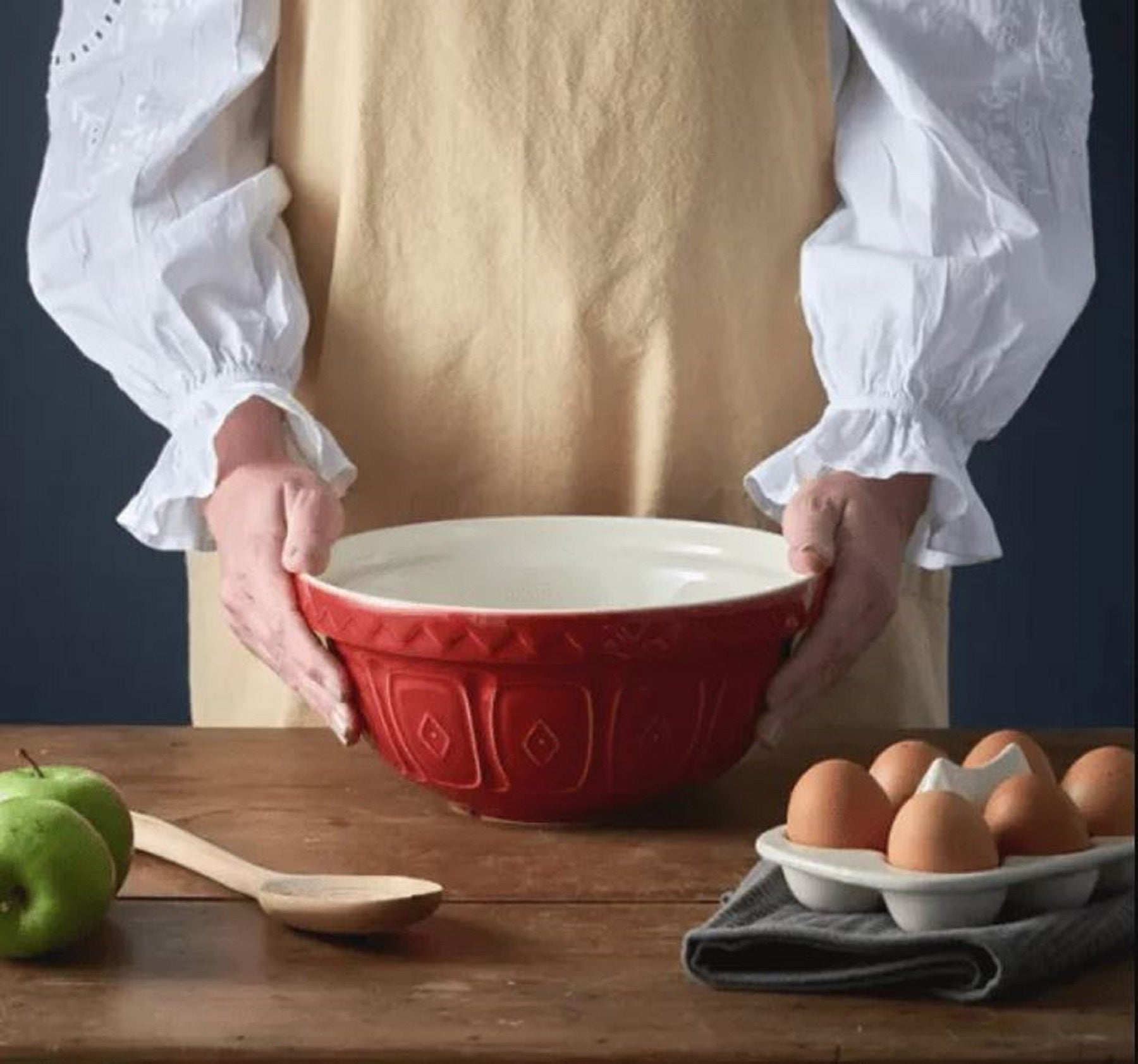 Mason and Cash Red Mixing Bowl 24cm