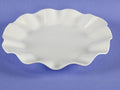 Ruffle Plate White