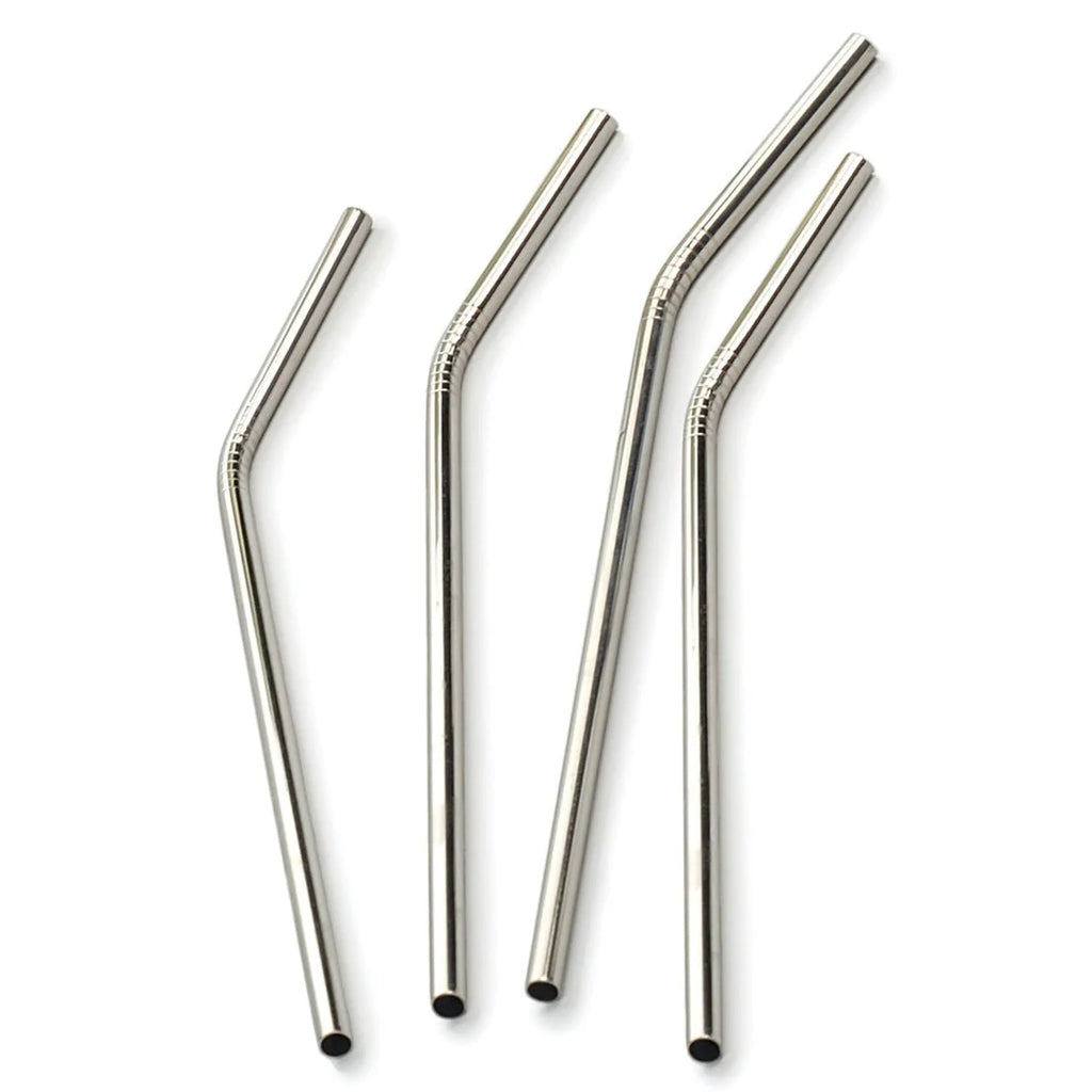 RSVP Stainless Steel Straws Pk 4