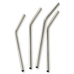RSVP Stainless Steel Straws Pk 4