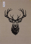 Tea Towel Single Stag Head