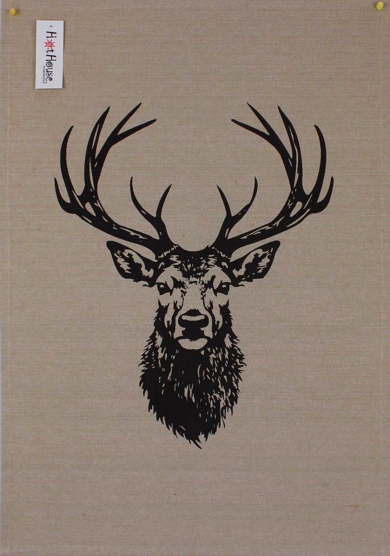 Tea Towel Single Stag Head