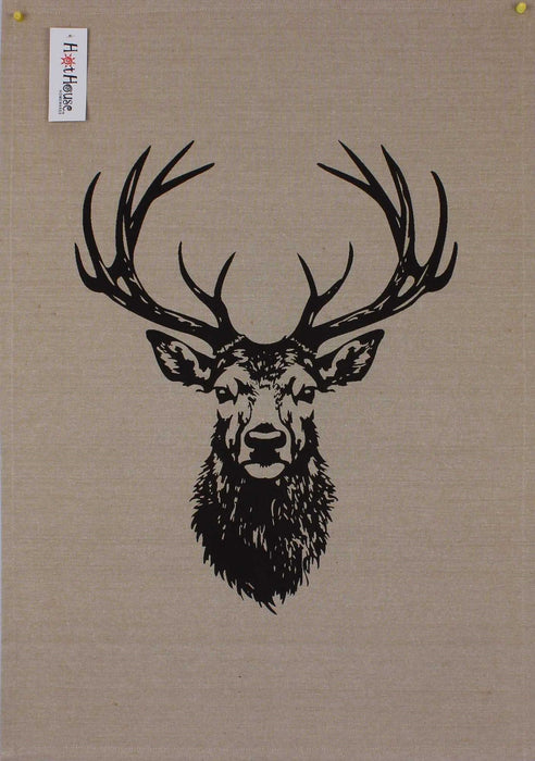 Tea Towel Single Stag Head