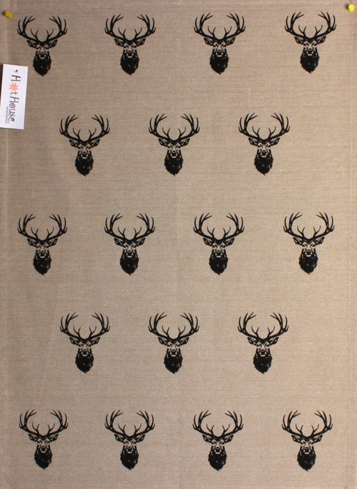 Tea Towel Stag Head