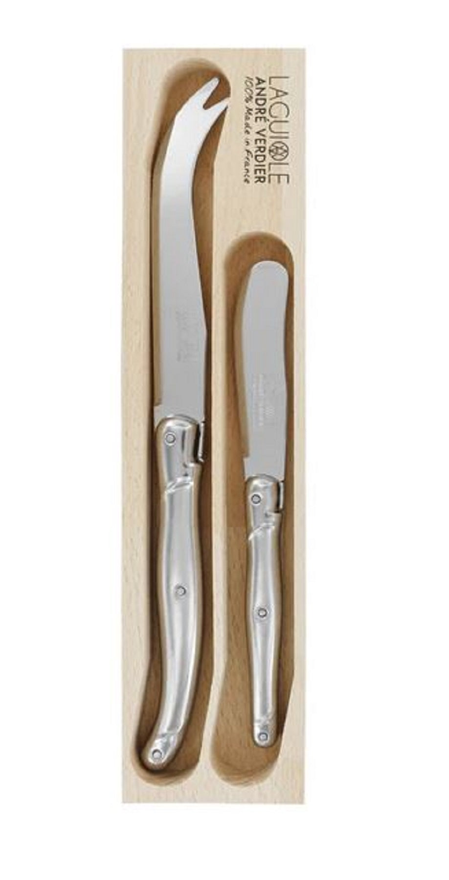 Verdier 2 Piece Cheese Set Stainless Steel