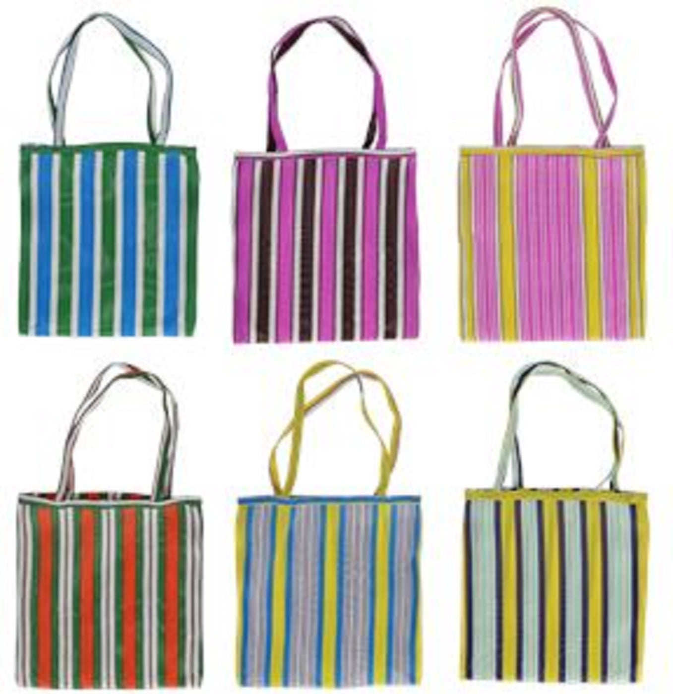 Shopping bag striped — Drummers & Co Homestore