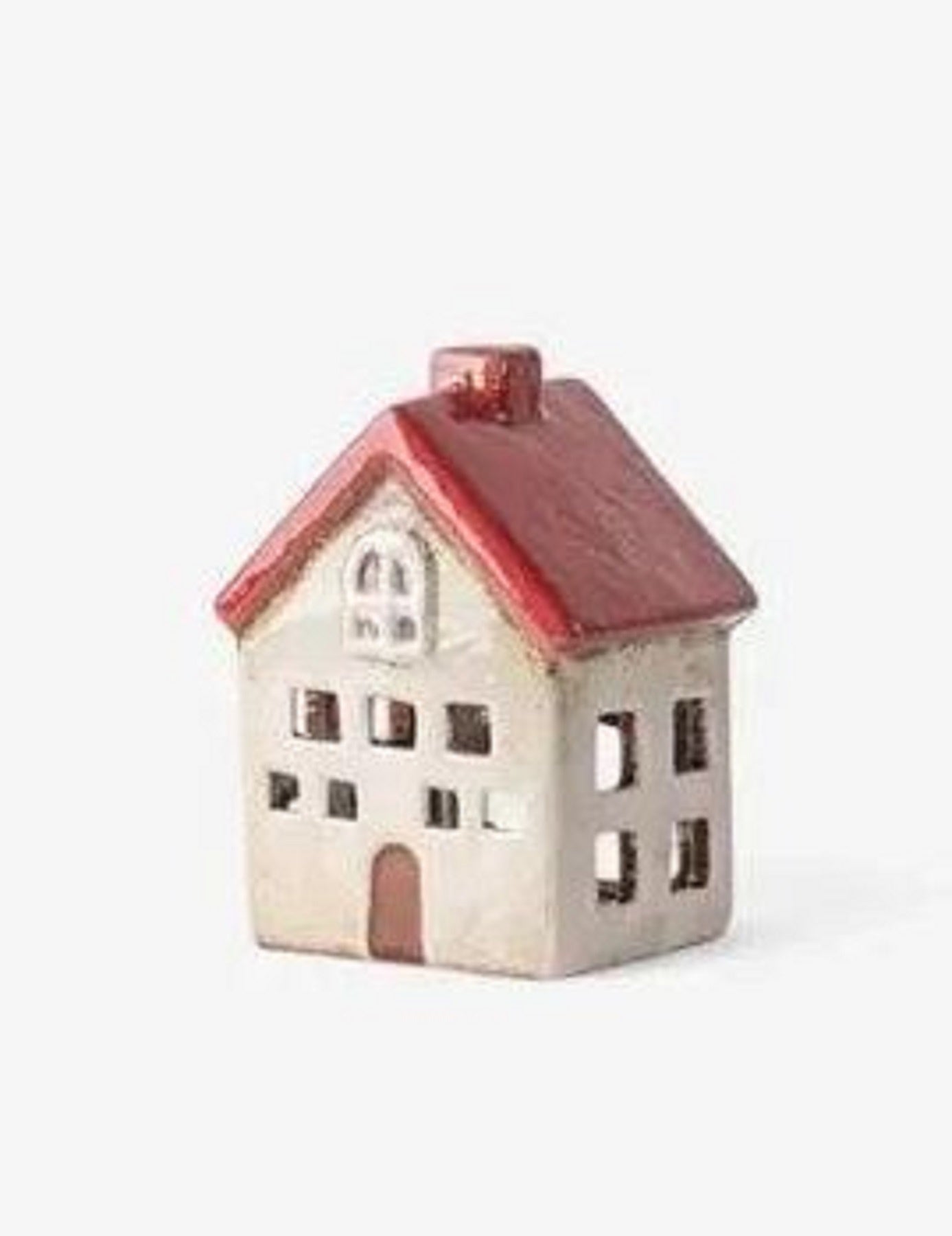 Alsace Tea Light Villa Red White
