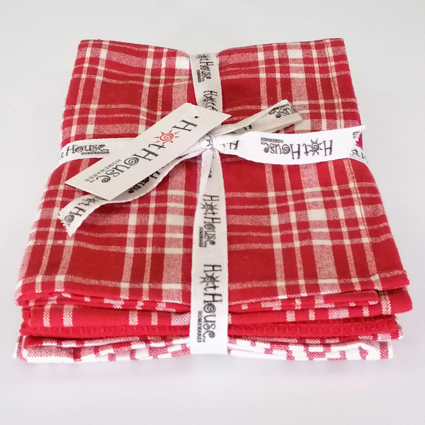 Tea Towels Dallas Red - Set of 3