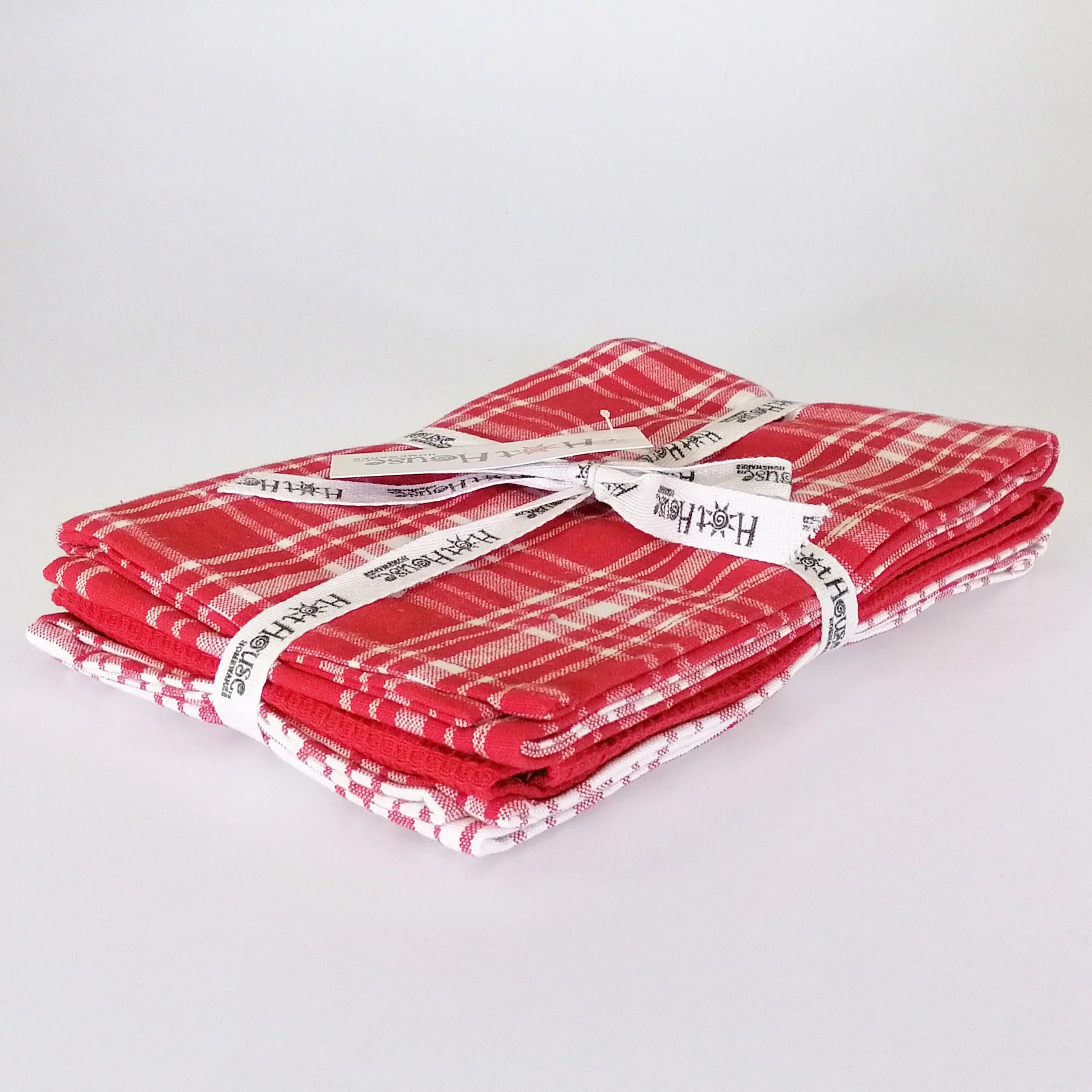 Tea Towels Dallas Red - Set of 3