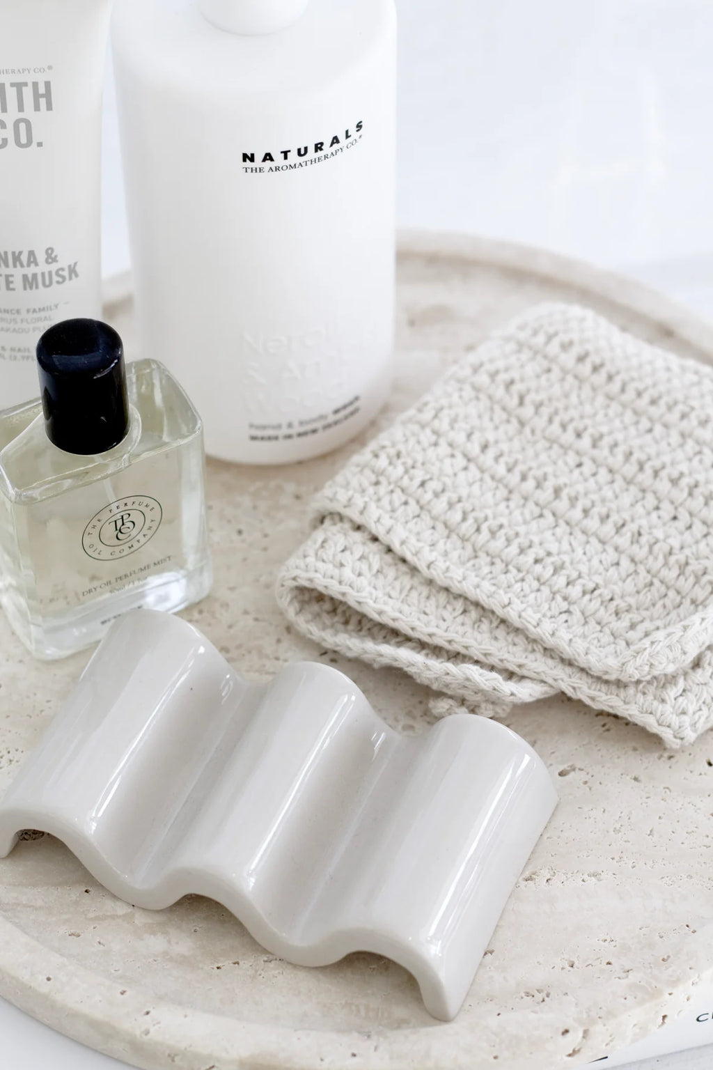 Wave Soap Dish Cashmere