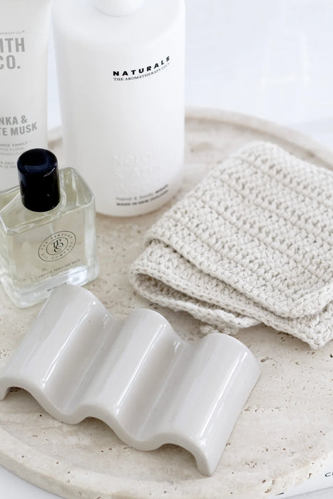 Wave Soap Dish Cashmere