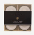 Tea lights white ginger