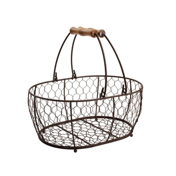 Rustic Wire Medium Basket