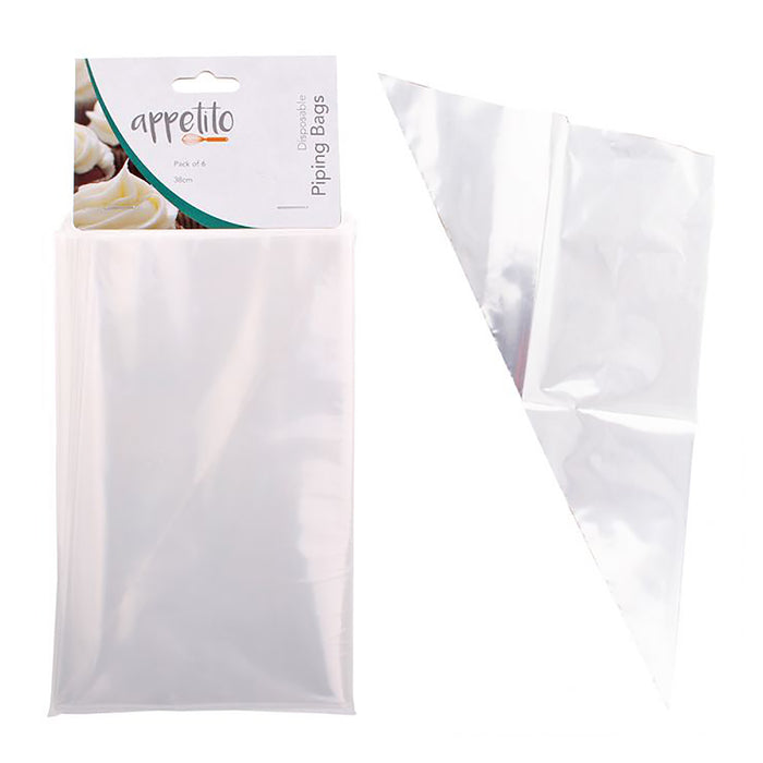 Disposable Piping Bags pack of 6