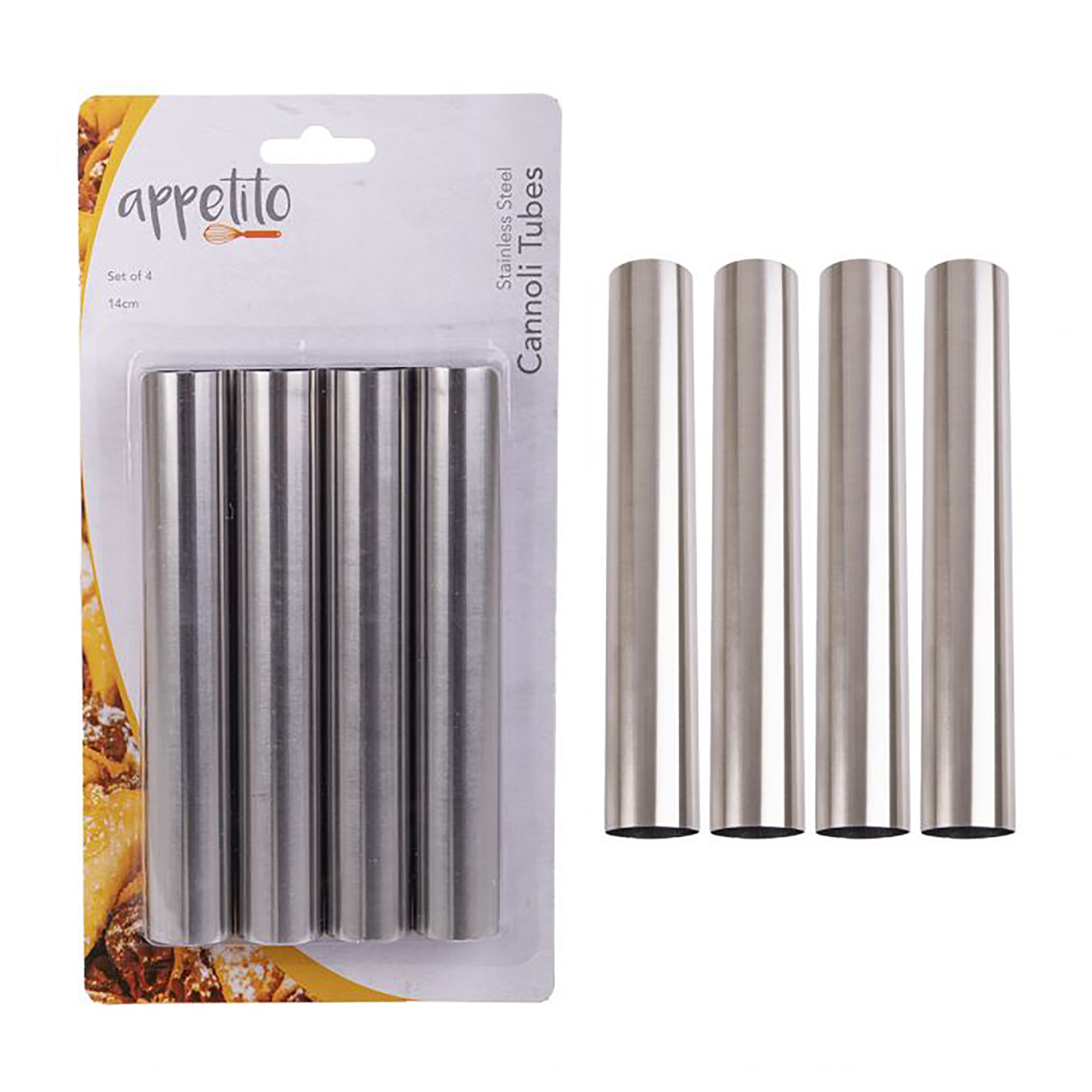 Cannoli Tubes set of 4