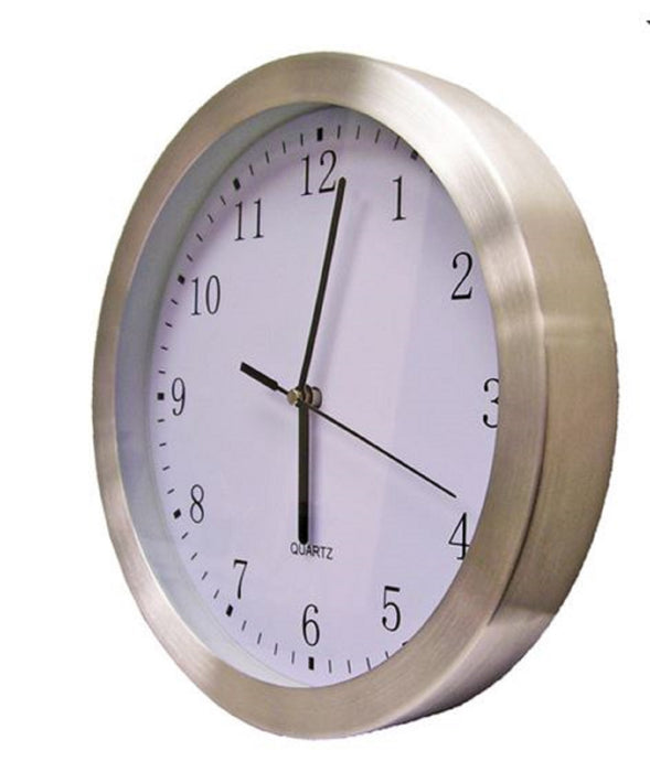 Zitos Aluminium Clock 10 inch