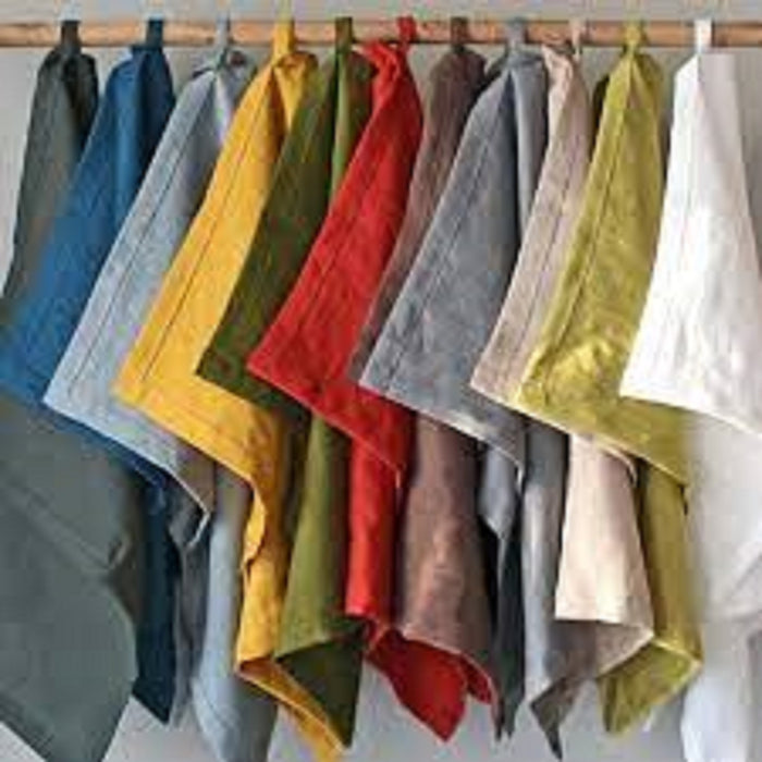 Tea Towel Flour Sack  set of 4  Asstd Colours
