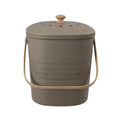 Avanti Bamboo Square Compost Bin Grey 8Litre