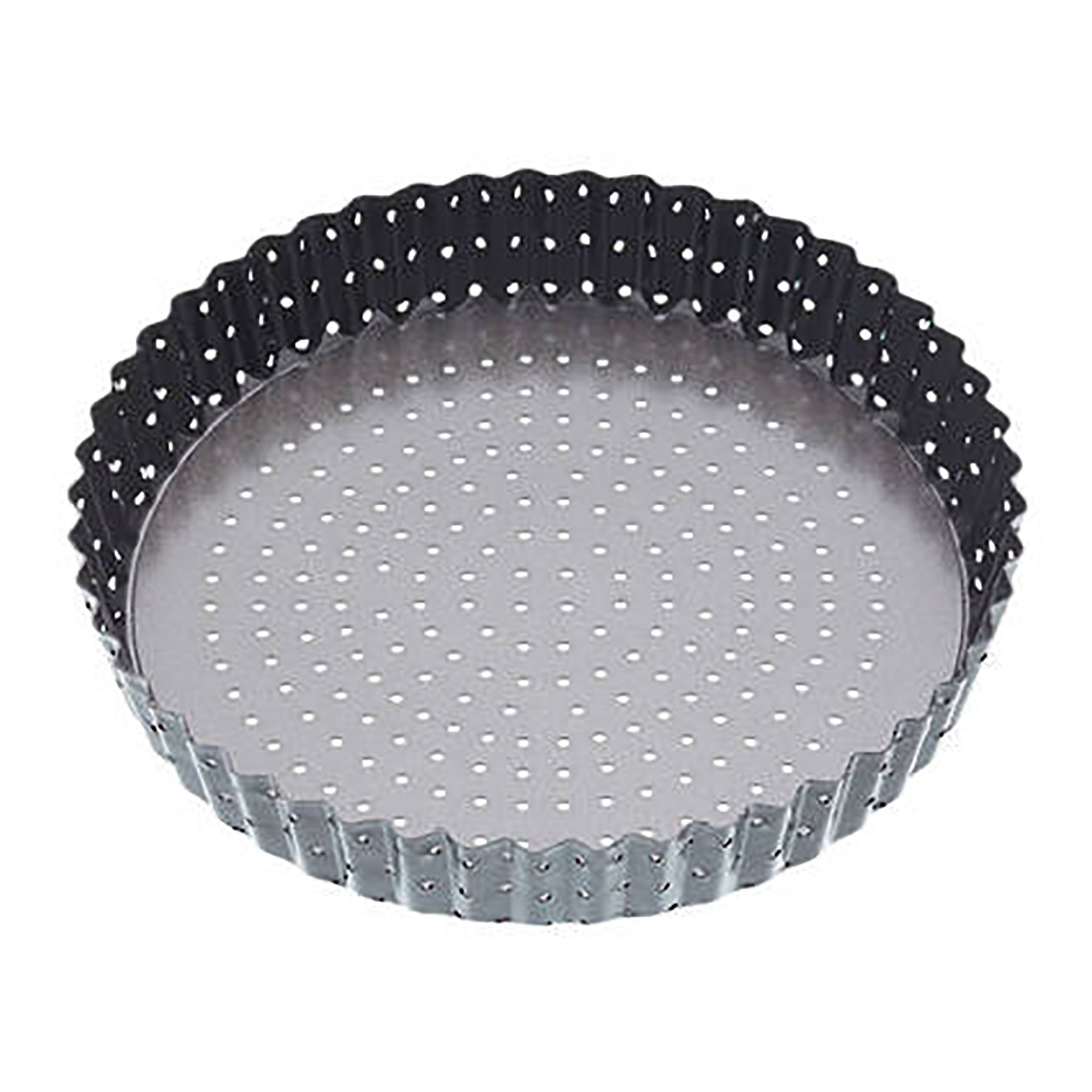 Bakemaster Perfect Crust Loose Base Quiche Pan, 25 X 3.5cm - Non-Stick