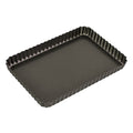 Bakemaster Loose base Rectangle Quiche Tin