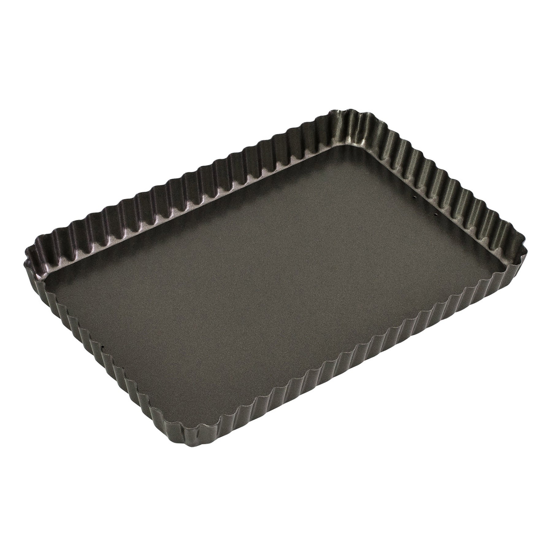 Bakemaster Loose base Rectangle Quiche Tin