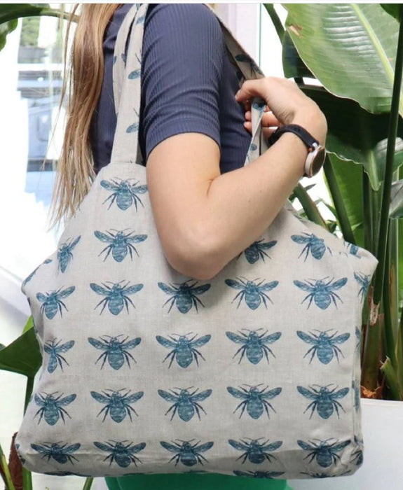 Tote Bag Abby Bee  Prussian Blue