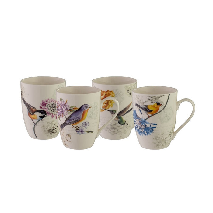 Bundanoon Coupe Mug Birdsong set of 4