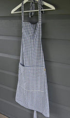 Apron Blueberry Gingham