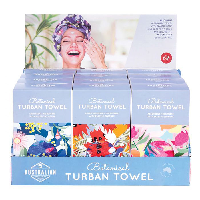 Turban Towel Botanical - Floral Designs