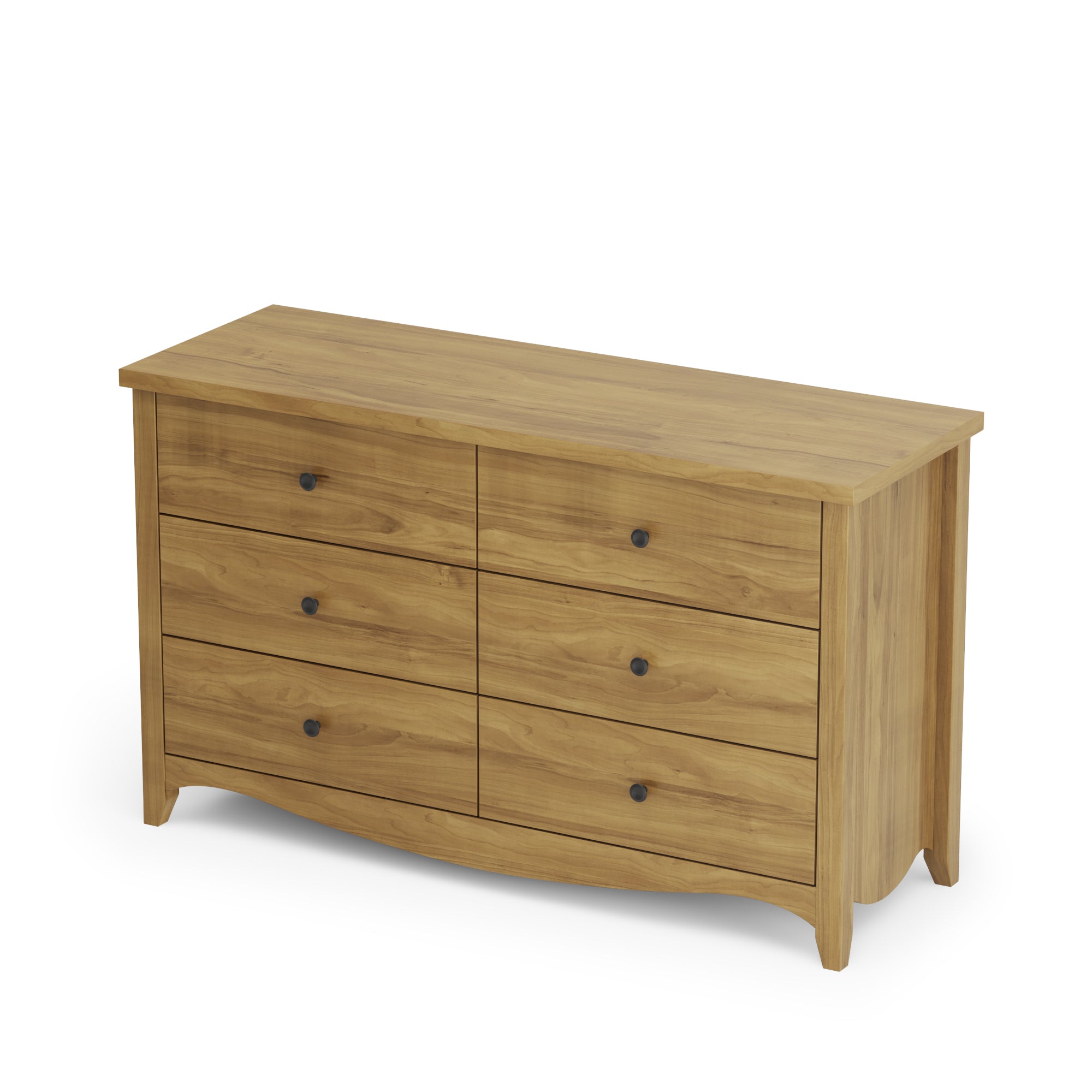 Brawton 6 Drawer Dresser with Mirror