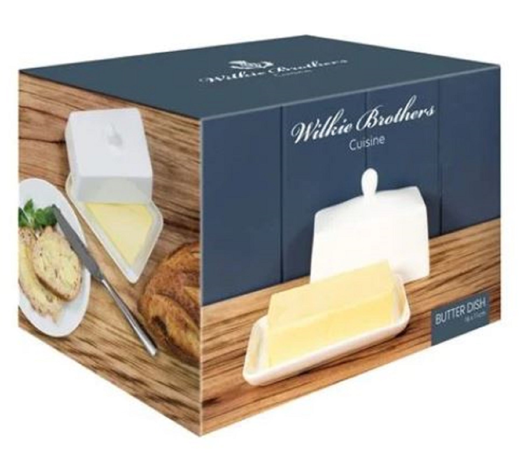 Butter Dish White — Drummers & Co Homestore