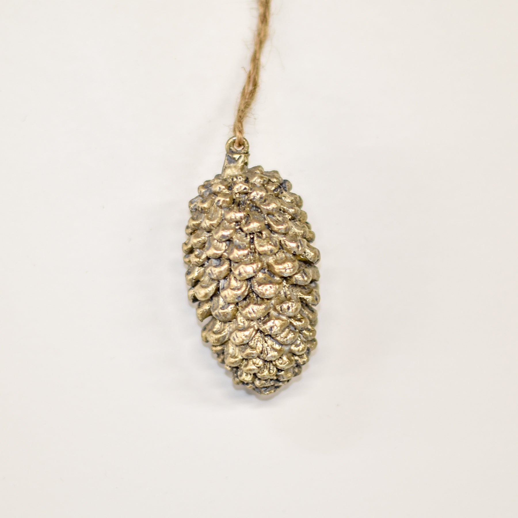 Hanging Gold Pinecone