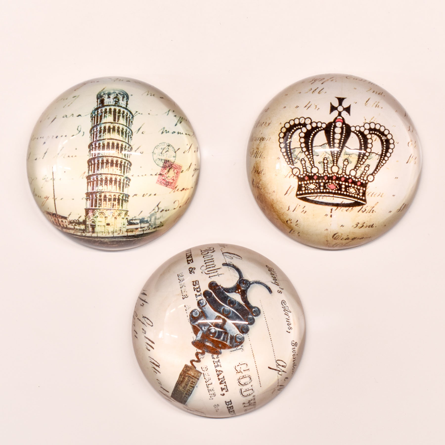 Glass Paper Weight (Assorted Designs)