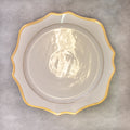 Floraison Charger Plate, White