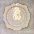 Floraison Charger Plate, White