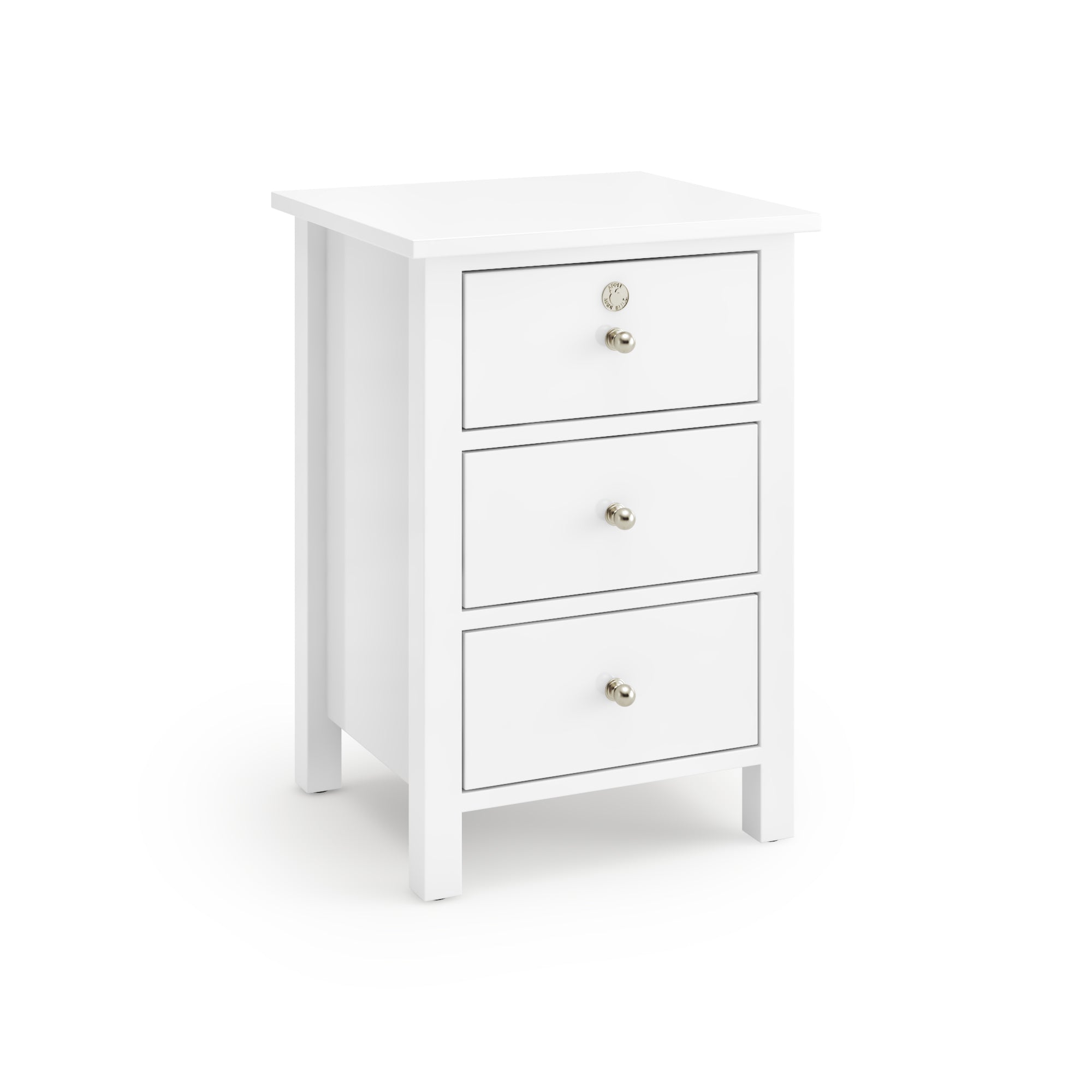 Apple 3 Drawer Bedside